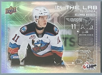 Tij Iginla Rookie 2024-25 Upper Deck Chl In the Lab #IL-11 (RC) - Utah Mammoth