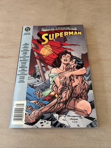 Vintage 1993 DC Comics The Death Of Superman Graphic Novel Used