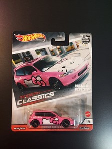 Hot Wheels 1/64 Honda Civic EG Hello Kitty #1/5 - Modern Classics 2021, Neuf