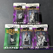 Reaper Miniatures: Lot Of 5 Unpainted Unassembled Sealed Figures Metal B2165