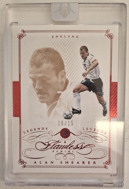2015-16 Panini Flawless Soccer - Alan Shearer Ruby /15