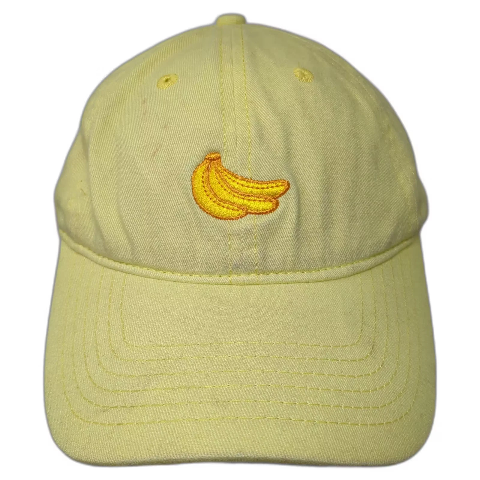 Ole Henriksen Banana Yellow Baseball Cap OS Adjustable Embroidered Logo Hat