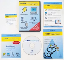 RARE America Online Collectible Program Disc, Vintage AOL CD - High Speed Cable!
