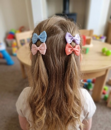 Hair Bow Clips Set for Kids