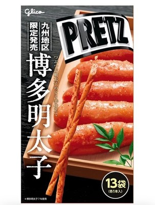 Giant Pretz Hakata Mentaiko (13 Beutel, je 1 Stick) Kyushu [Direkt aus Japan]