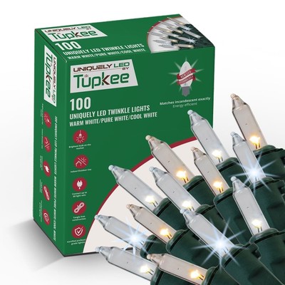 Christmas Uniquely LED Twinkle Lights   Matches Incandescent Exactly - 20 of...