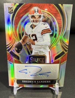 #ad 2025 Panini Select Shedeur Sanders Rookie Select Signatures Prizm Auto SIP SSS $100.00