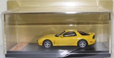 1/43 Domestic Famous Car Premium Collection Mazda RX-7 FD3S yellow 1991