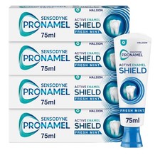 Image of Sensodyne Pronamel Active Enamel Shield Whitening Toothpaste Cool Mint 4 x 75ml