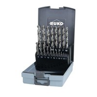 Ruko Spiralbohrersatz Din 338 Typn D.1-13X0,5Mm Hss 25Tlg.Ku.-Kass.