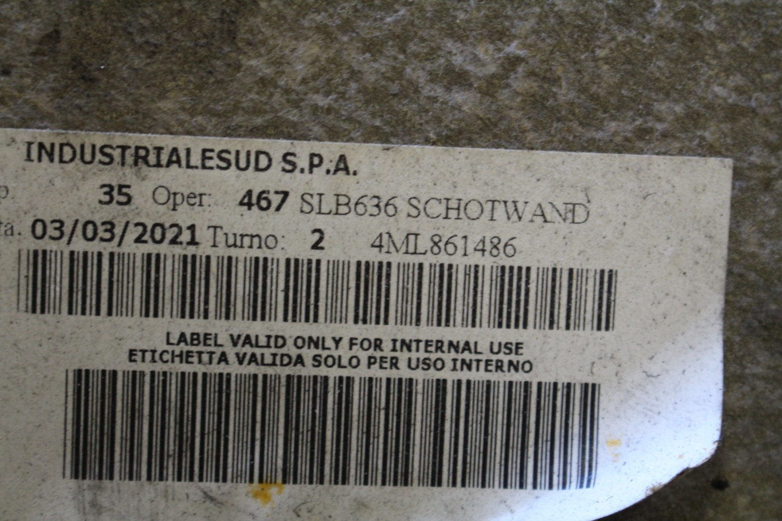 Lamborghini Urus, Trunk Access Panel, Faded, Used, P/N 4ML861486