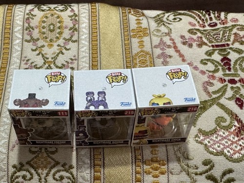 Funko Bitty Pop Five Nights At Freddy's Nightmare Bonnie Freddy Chica LOT - Picture 8 of 11