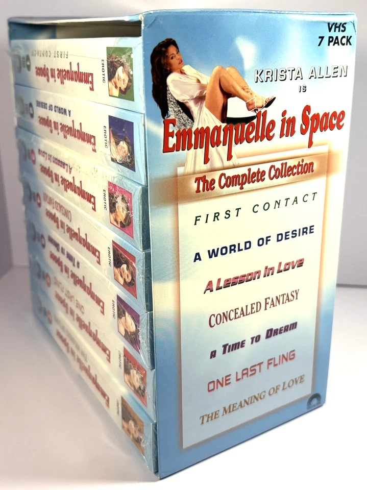 EMMANUELLE IN SPACE Complete Collection VHS Box Set Krista Allen RARE SEALED - Image 3 of 4
