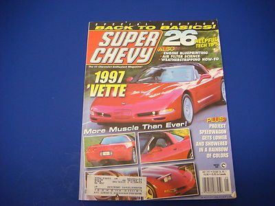 Super Chevy Magazine May 1997 1997 Vette Engine Blueprinting Air Filter M2650