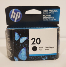 HP Ink Cartridge 20 Black, New Sealed in Box. Expired 2013