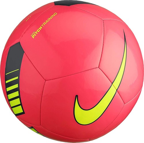 NIKE Pitch Training Soccer Ball, SC3101 639 Size 5 Hyper Pink/Black/Volt | eBay