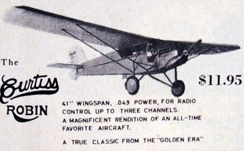 Flyline CURTISS ROBIN PLAN + BAUARTIKEL für 41" Spannweite RC Modellflugzeug - Bild 2 von 10