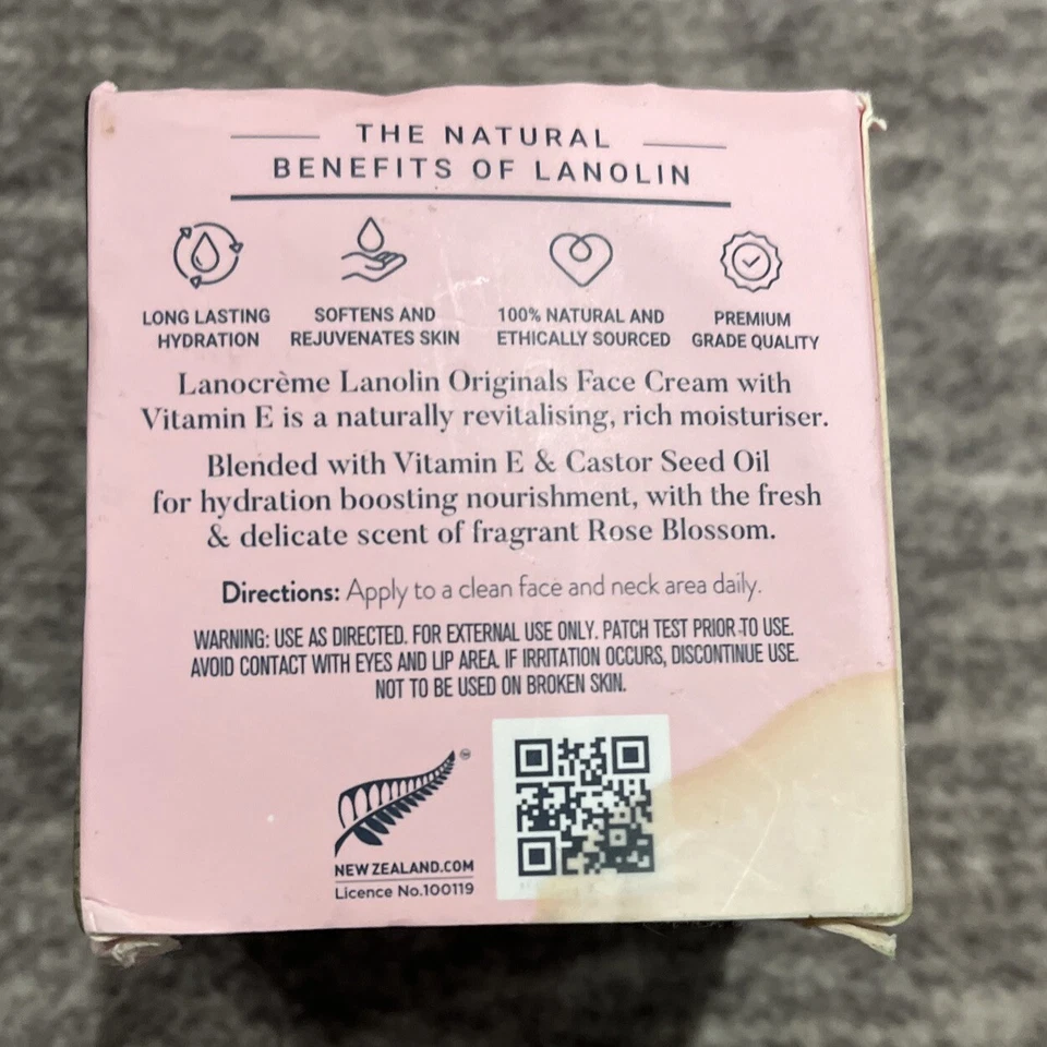 Lanocreme Nueva Zelanda Lanolina Originals Crema Facial con Miel de Manuka Activa ~ LEER Foto 4 de 4