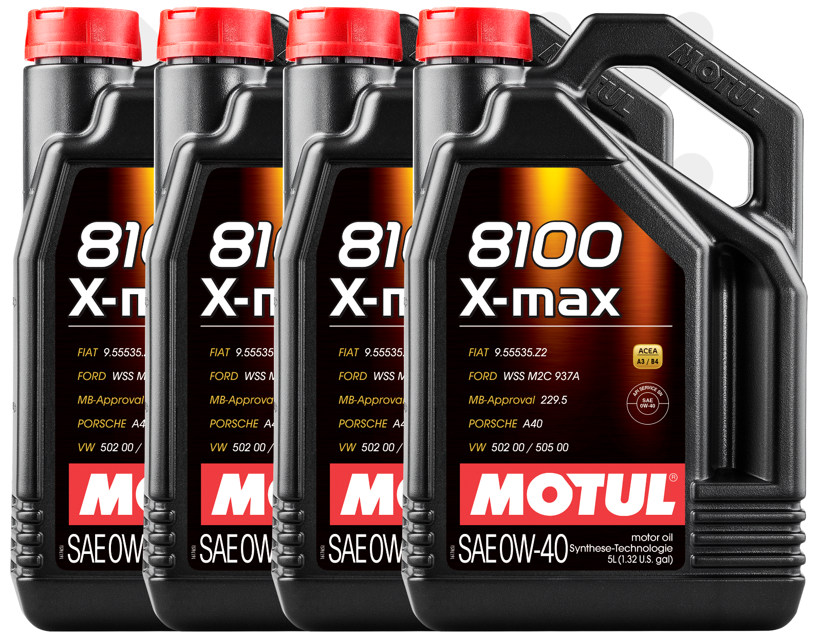 Motul 8100 X-Max 0W-40 0W40 Fully Synthetic Car Engine Oil 20 Litre 20L (4 X 5L)