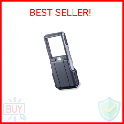 Carson MiniBrite 3x Power LED Lighted Slide Out Magnifier with Protective Sleeve