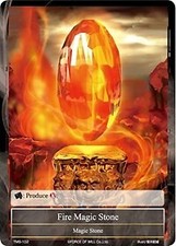 Fire Magic Stone [TMS-102] Near Mint Foil - Force of Will single
