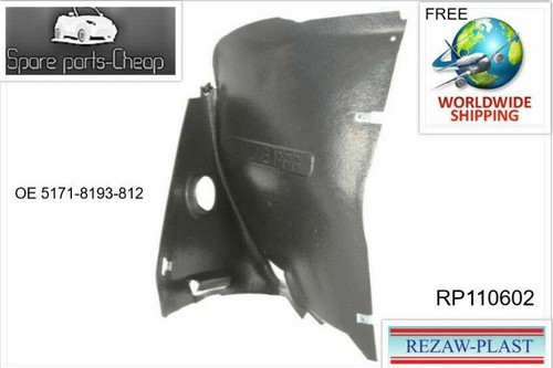 2x BMW E46 98-05 Front Wheel Arch Liner Side Inner Splash Guard Fender Shield - Picture 2 of 8