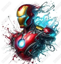Iron Man  DTF  Shirt Iron on Transfer N5