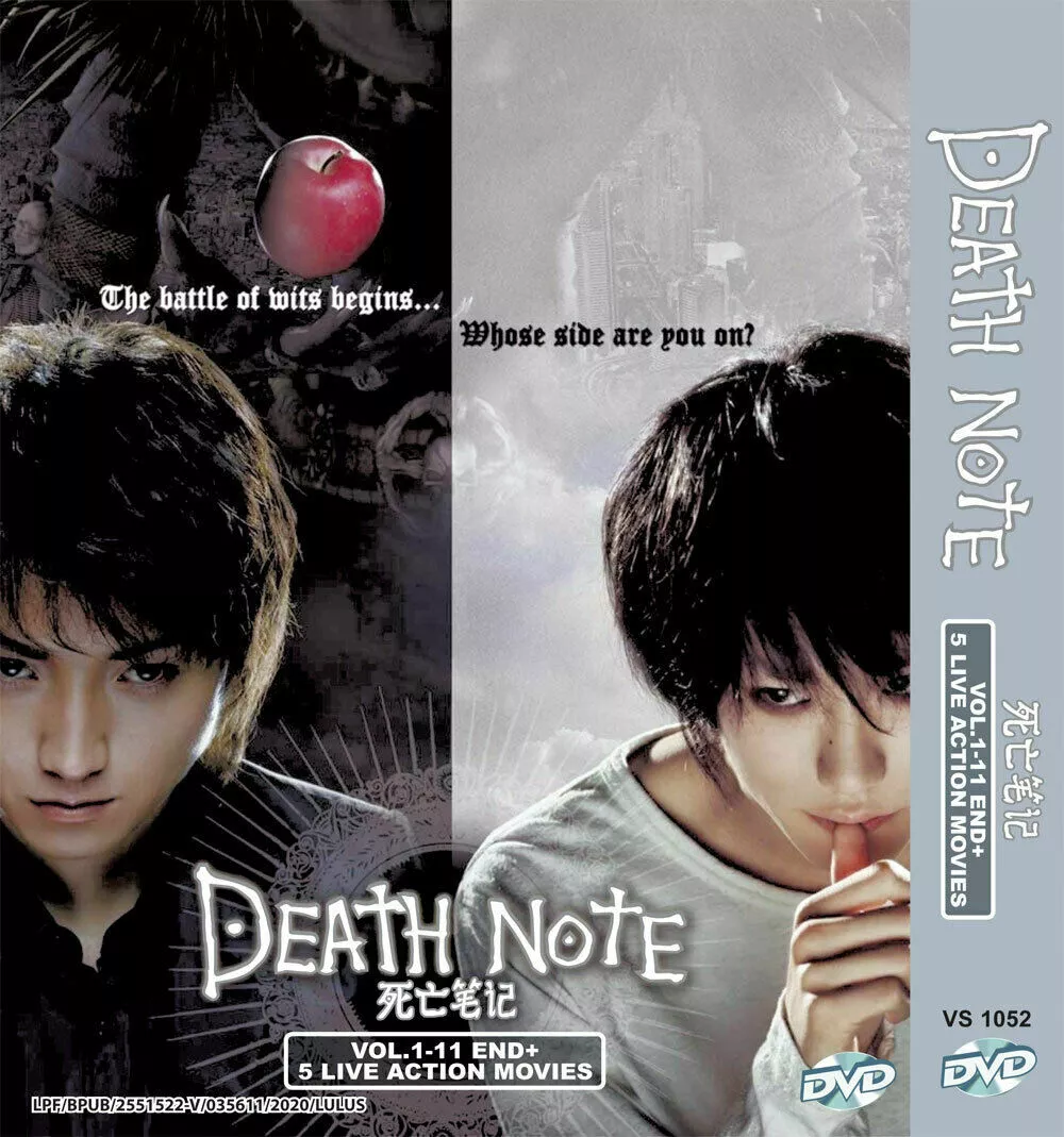 Death Note: Detalhes dos DVDs (AT)