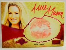 ALLIE MASON #5 /4 PINK AUTO KISS GOLD EDITION BENCHWARMER 2021