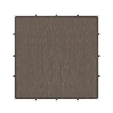 Breathable Heavy Duty Shade Cover for Pergola with Rings & Double webbing- Brown