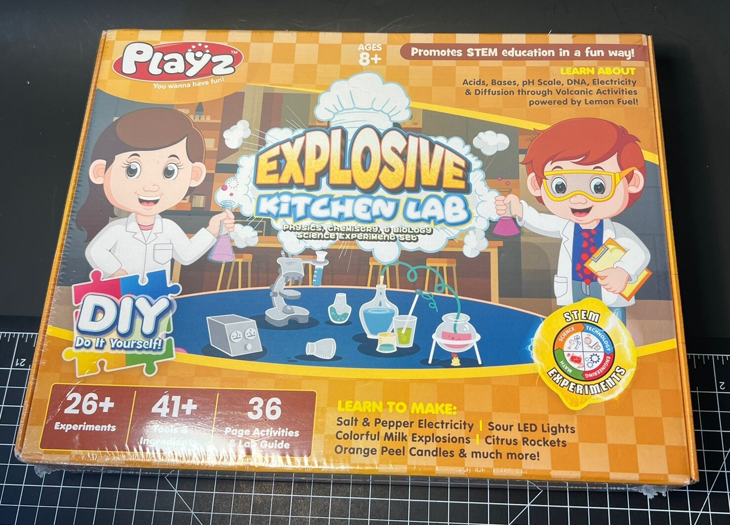 Playz Explosive Kitchen Lab Science Experiments 617689940154 eBay