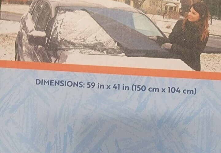 Frost Guard Plus Winter Windshield Cover 59inx41in Cars, SUVs, Small