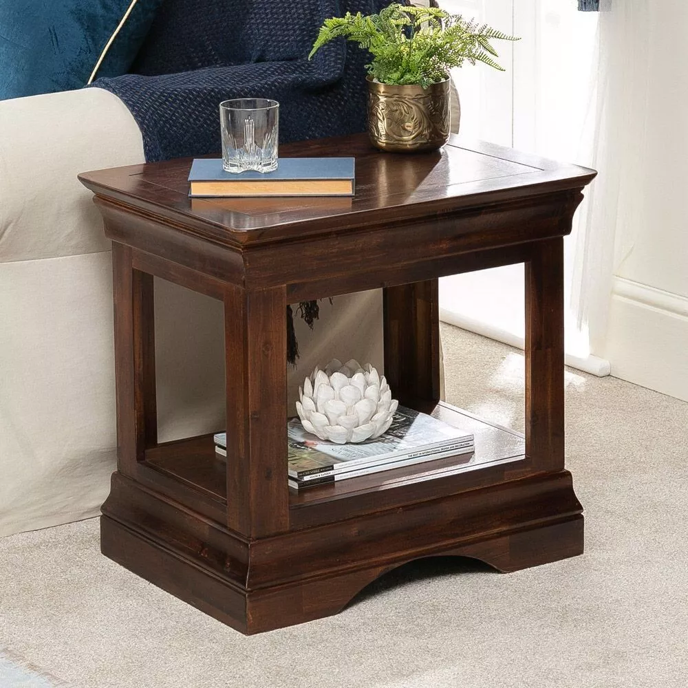 Cherry wood end tables living room deals