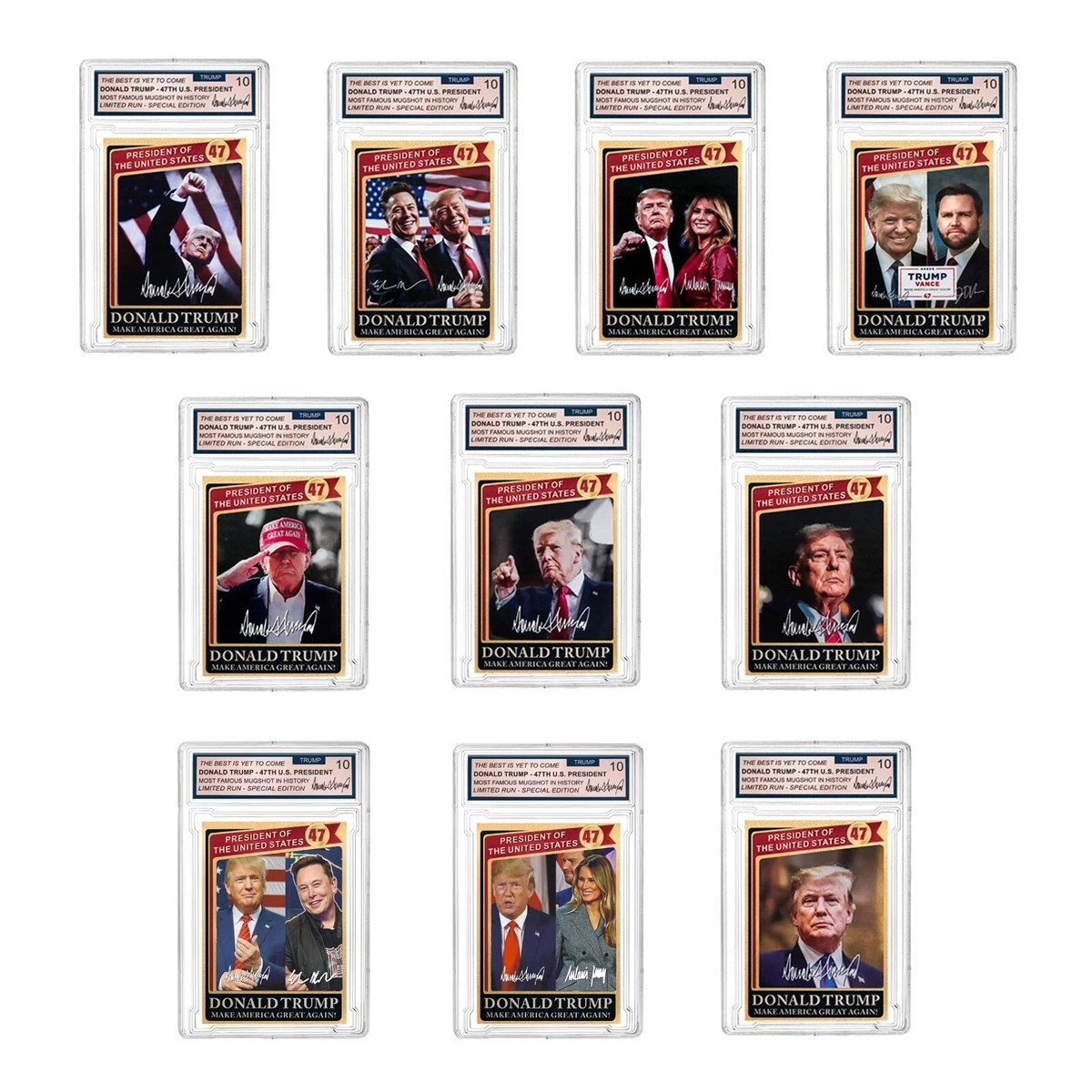 Trump Card Examples President Trump Coin Trump Trading Card - 47Th US President Donald ...