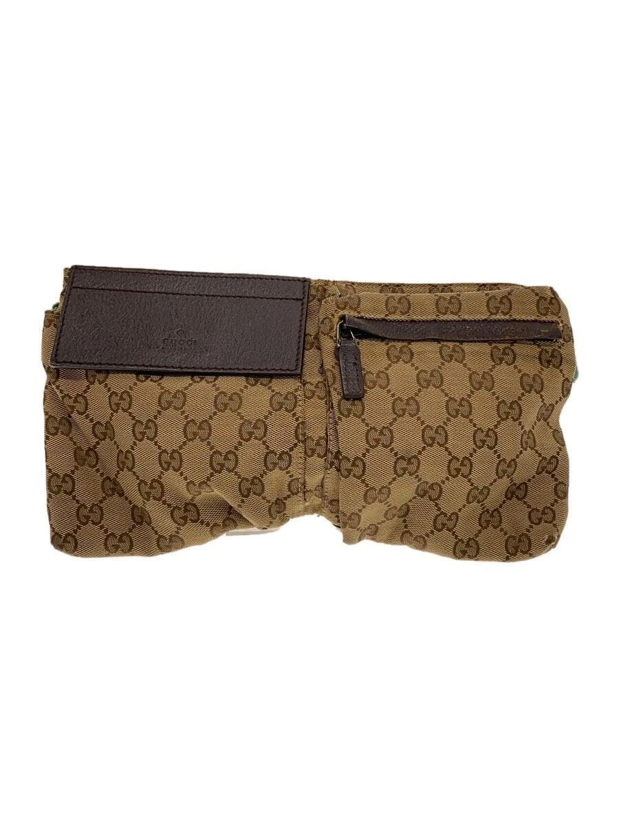Sac taille GUCCI GG toile camel occasion