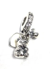 Authentic Pandora Charm, Baby Treasures Dangle, #792100CZ