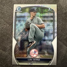 2023 Bowman Chrome Mega Box Luis Serna 1st Mojo #BCP-168 New York Yankees 🔥🗽