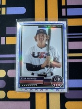 2023 Panini USA Baseball Stars & Stripes White Stars Prizm /99 Ryan Harwood #29