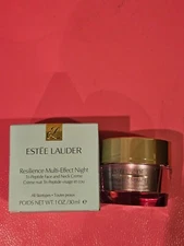 Estee Lauder Resilience Multi-Effect Night Tri-Peptide Face Neck Cream~1 Oz ~NIB