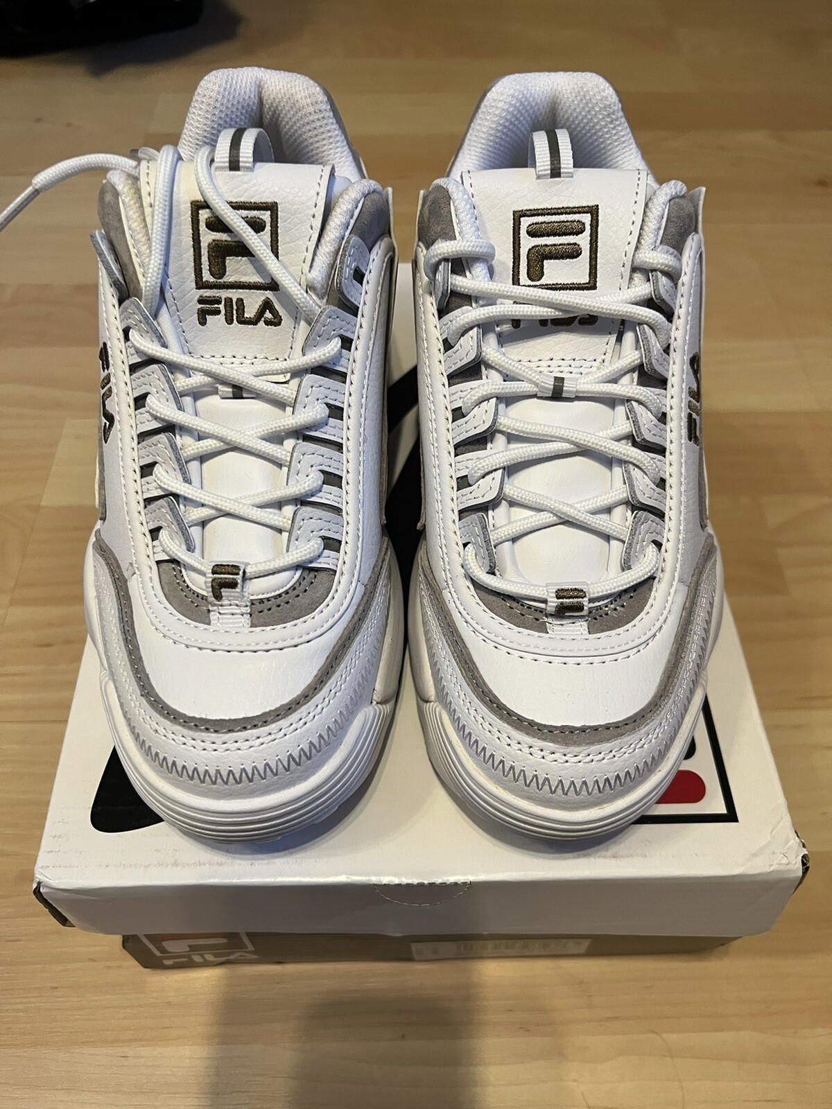 fila trainers size 2