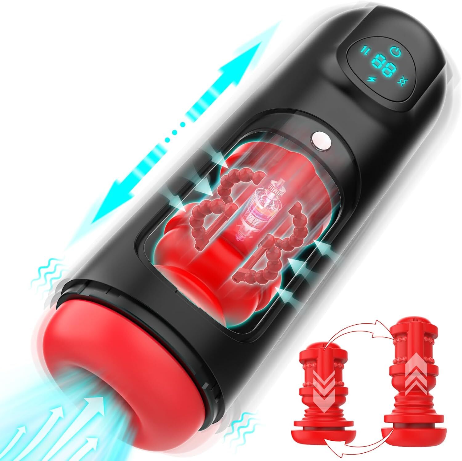 Elektrischer Masturbator Cup Masturbieren für Männer, Sex Spielzeug für die Mä