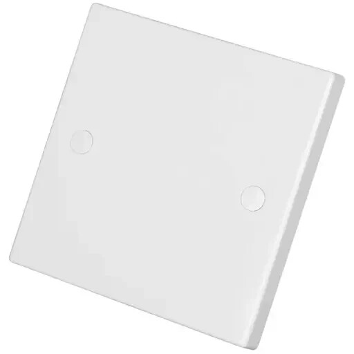 Knightsbridge 1 Gang Blank Plate White