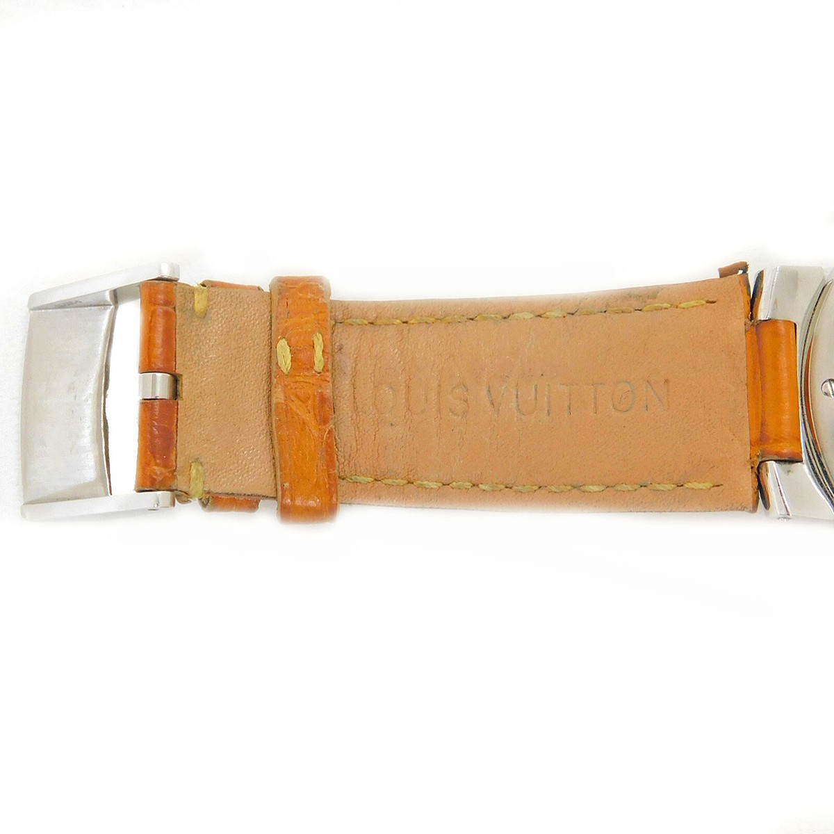 LOUIS VUITTON Tambour Lovely Cup Q11BA Quartz Leather Ladies