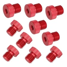10x CAMVATE M12 Male to 1/4"-20 Female 15mm Rod Plug fr M12 Female Threaded Rods
