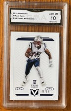 2019 Chronicles N’keal Harry Vertex Blue /99 Gma 10 New England Patriots