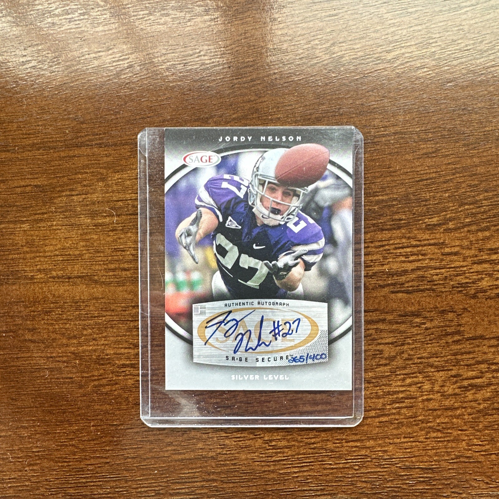 Jordy Nelson SA-GE Autographs #A43 Silver