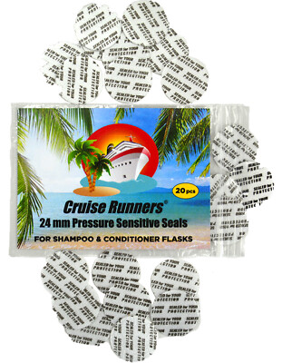 Fake Shampoo Conditioner Flask SEALS 20 Alcohol Liquor Rum Runners For Cruises