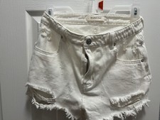 Mustard Seed High Rise Distressed Shorts Size Small