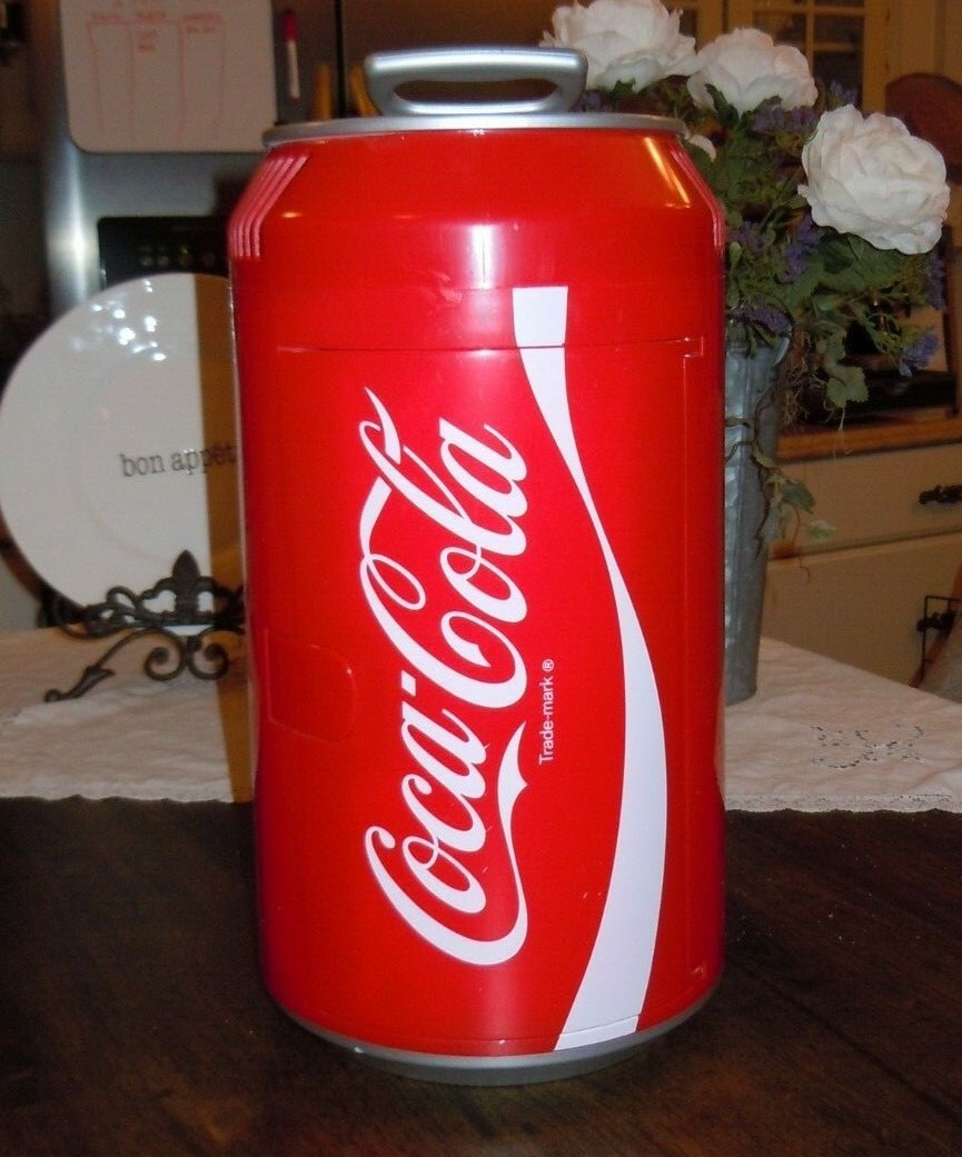Koolatron 8 Can Official Coca-Cola AC/DC Electric Mini Fridge