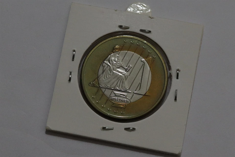 🧭 🇬🇷 GREECE 1998 SPECIMEN COIN B62 #38 - Image 2 of 2